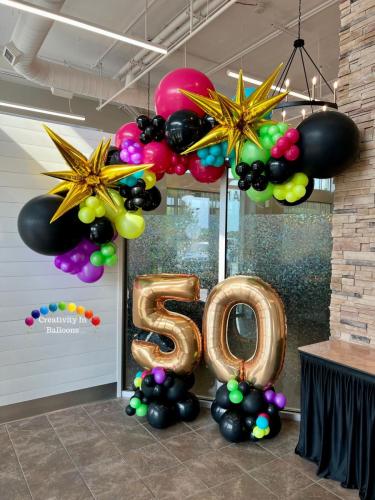 80s Color-Themed 50th Birthday